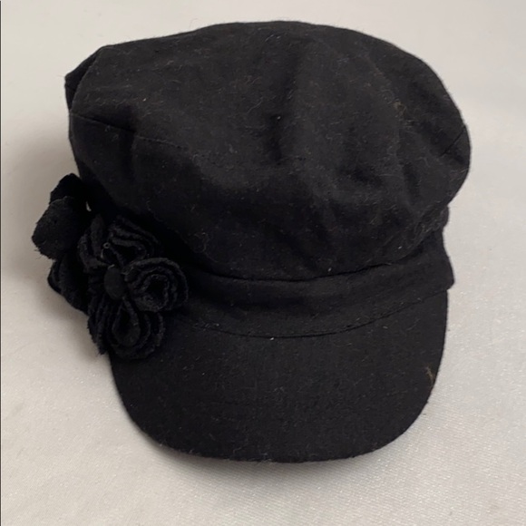 Badgley Mishka vintage black wool blend cloche hat main image 7